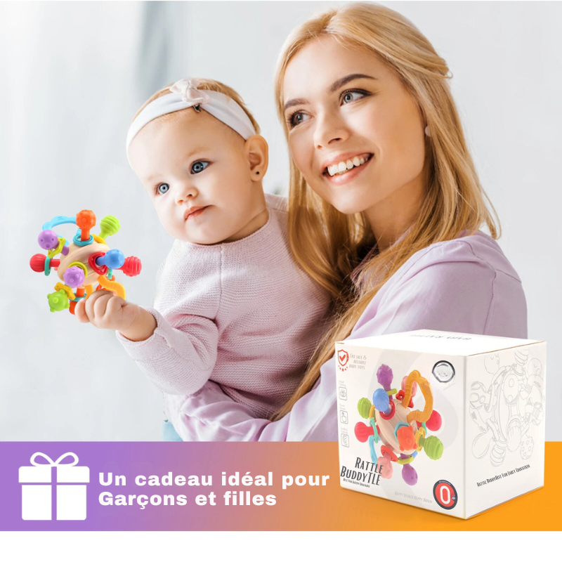 Rattle Buddy - Hochet pour bébé - Lexcur