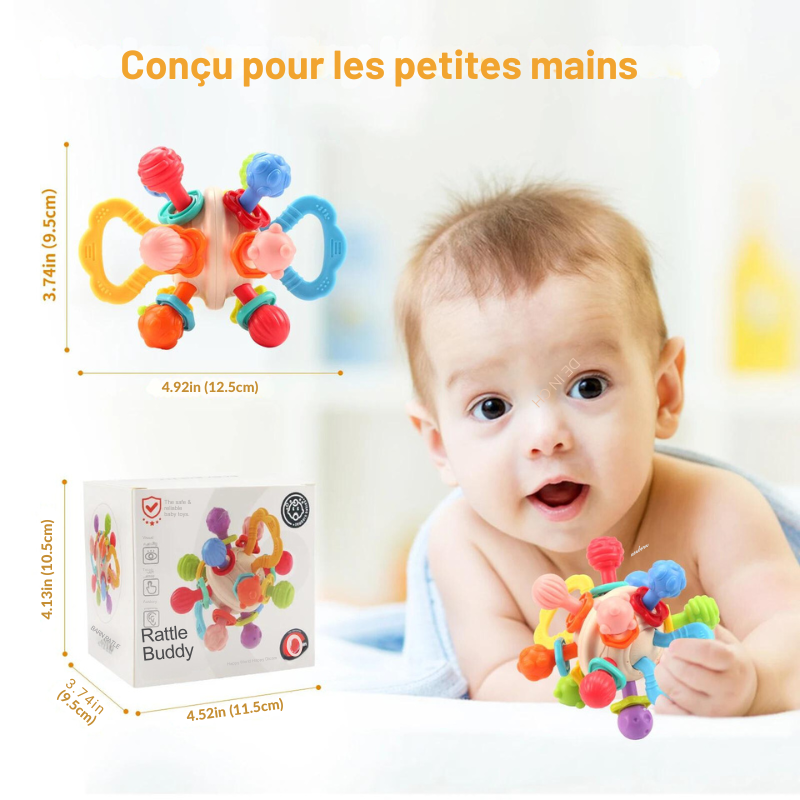 Rattle Buddy - Hochet pour bébé - Lexcur