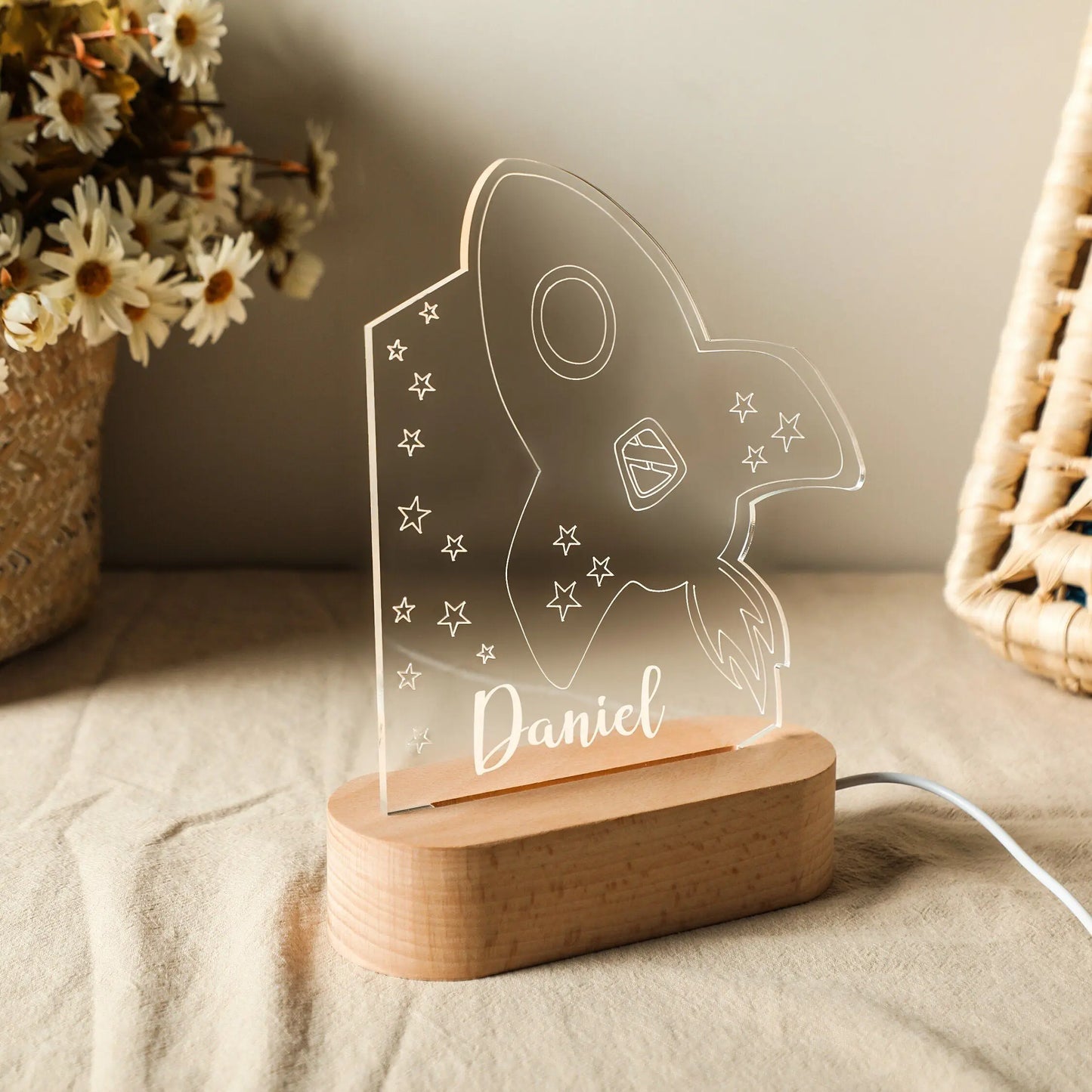 Veilleuse personnalisée pour enfant - Lexcur