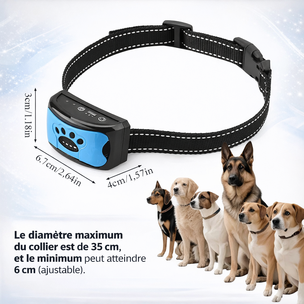 Nobélis™ - Collier anti-aboiement intelligent