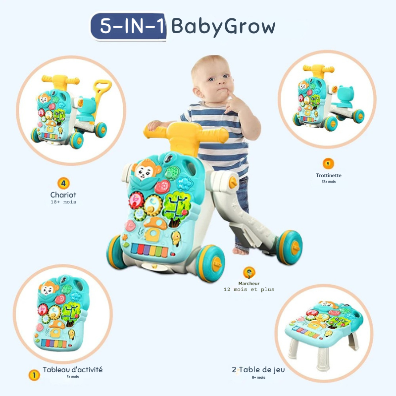 BabyGrow 5-en-1 - L’Accompagnateur Idéal pour Bébé ! - Lexcur