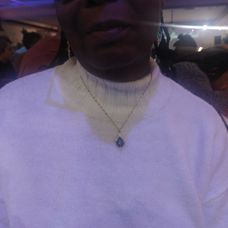 JADE - Collier en cristal vert