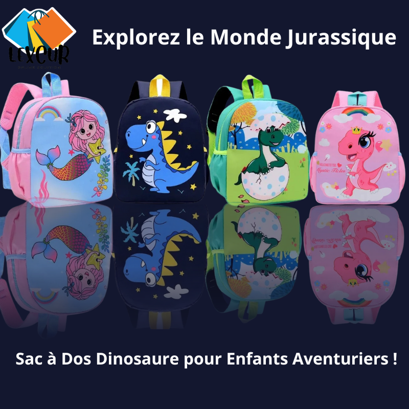 Dino Aventure - Sac à dos enfants - Lexcur