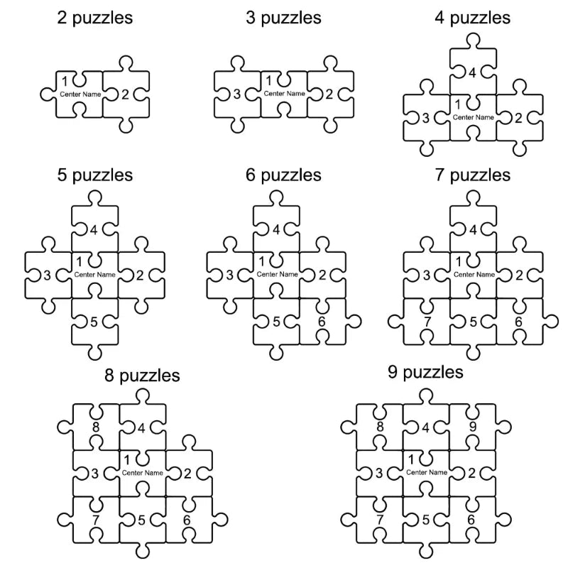 Cœur en Pièces - Puzzle personnalisé - Lexcur
