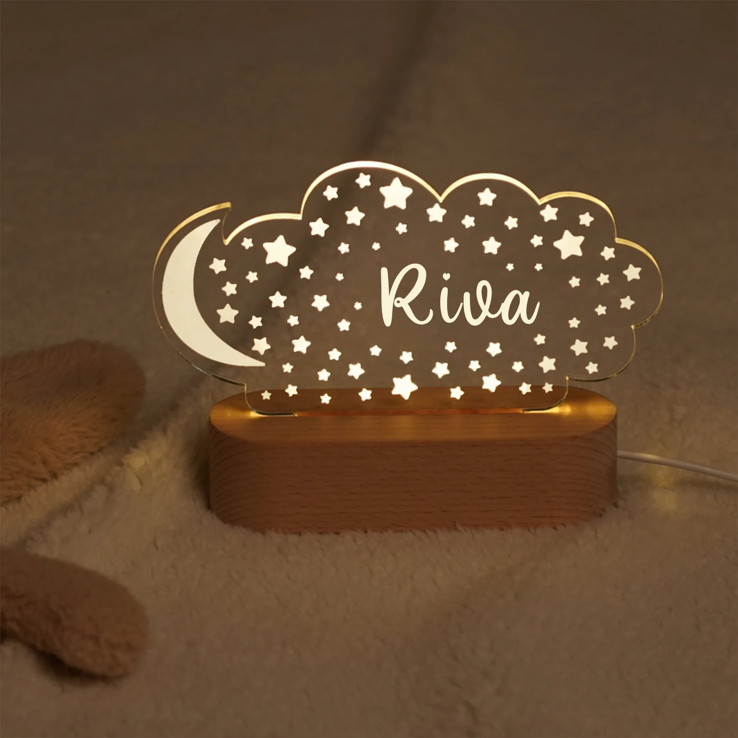 Veilleuse personnalisée pour enfant - Lexcur