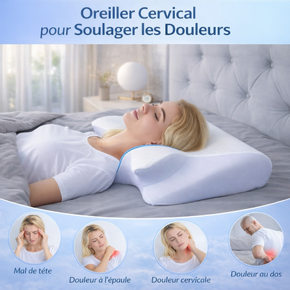 Cerva™ - Oreiller cervical orthopédique
