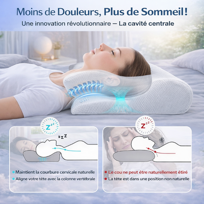 Cerva™ - Oreiller cervical orthopédique