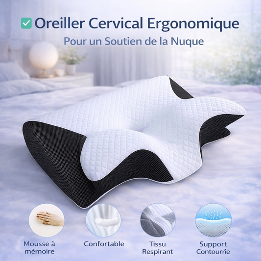 Cerva™ - Oreiller cervical orthopédique