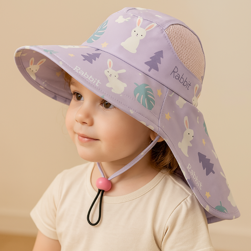 Chapeau Anti UV avec Sifflet de Sécurité Intégré