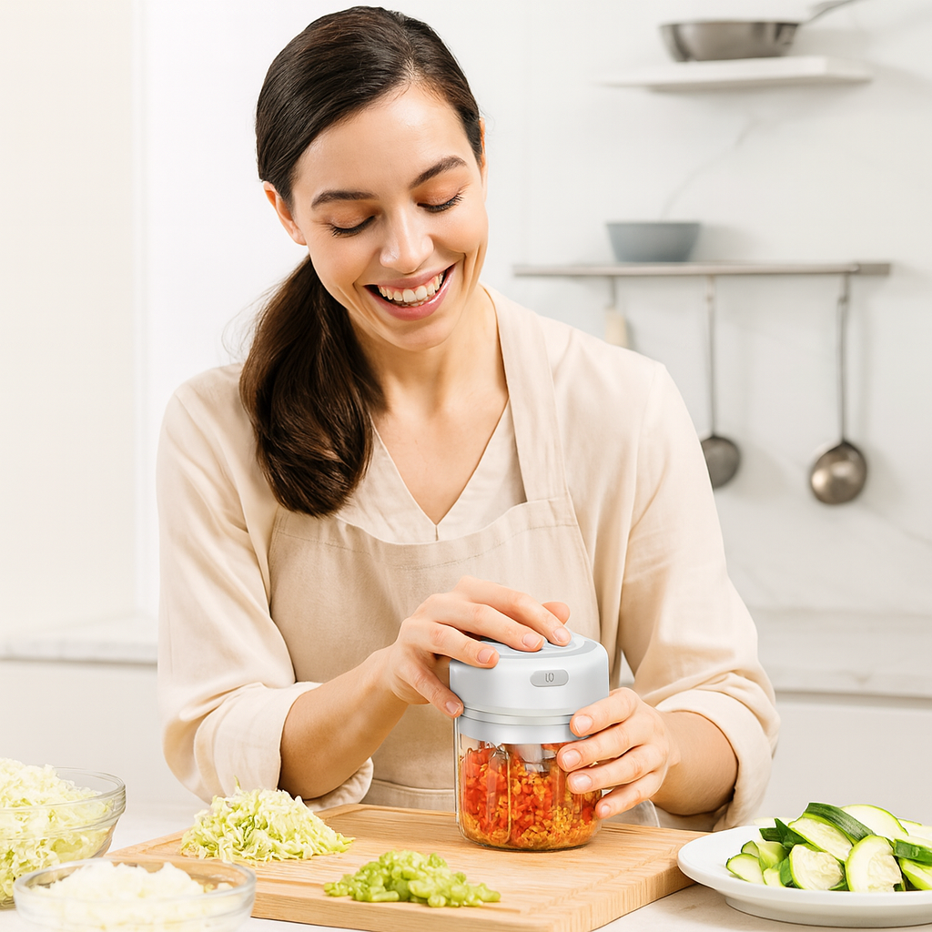 SPEEDY COOK - Mini-hachoir sans fil 250 ml