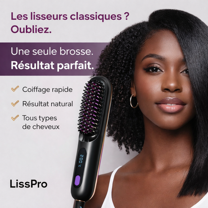 LissPro – Cheveux lisses en 5 minutes, sans effort