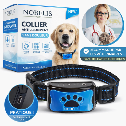 Nobélis™ - Collier anti-aboiement intelligent