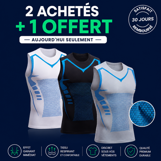FitCore - Débardeur de Compression Gainant