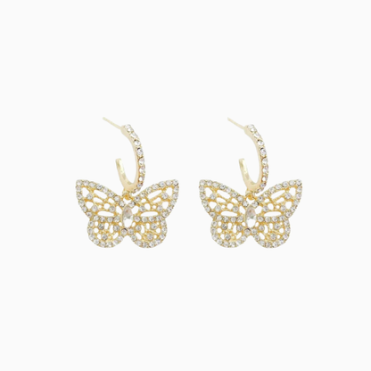 PRETTY BUTTERFLY- Boucle d'oreille en forme de papillon