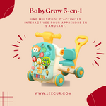 BabyGrow 5-en-1 - L’Accompagnateur Idéal pour Bébé ! - Lexcur
