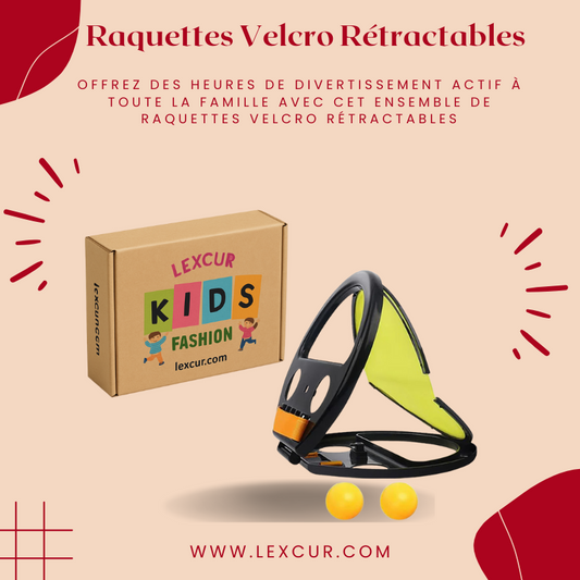 Raquettes Velcro Rétractables