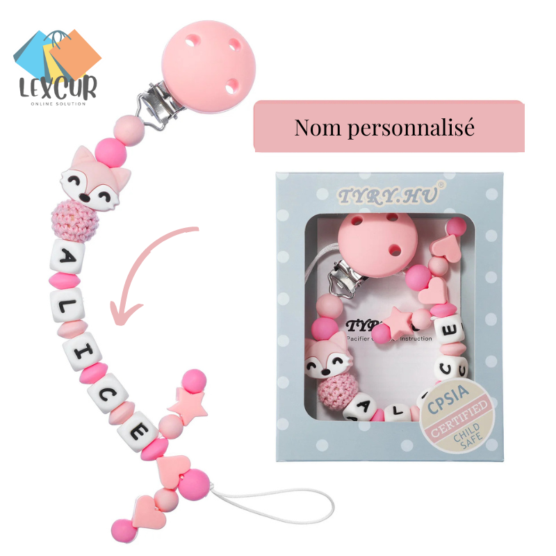 Bébé Serein - Attache tétine