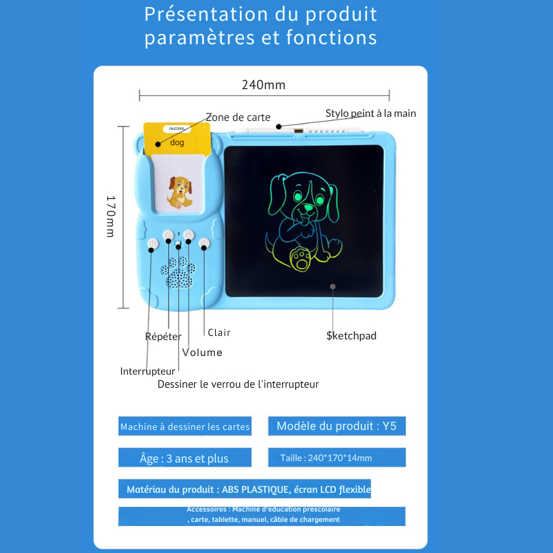 ALPHAKIDS – La Tablette Éducative 2-en-1 - Lexcur