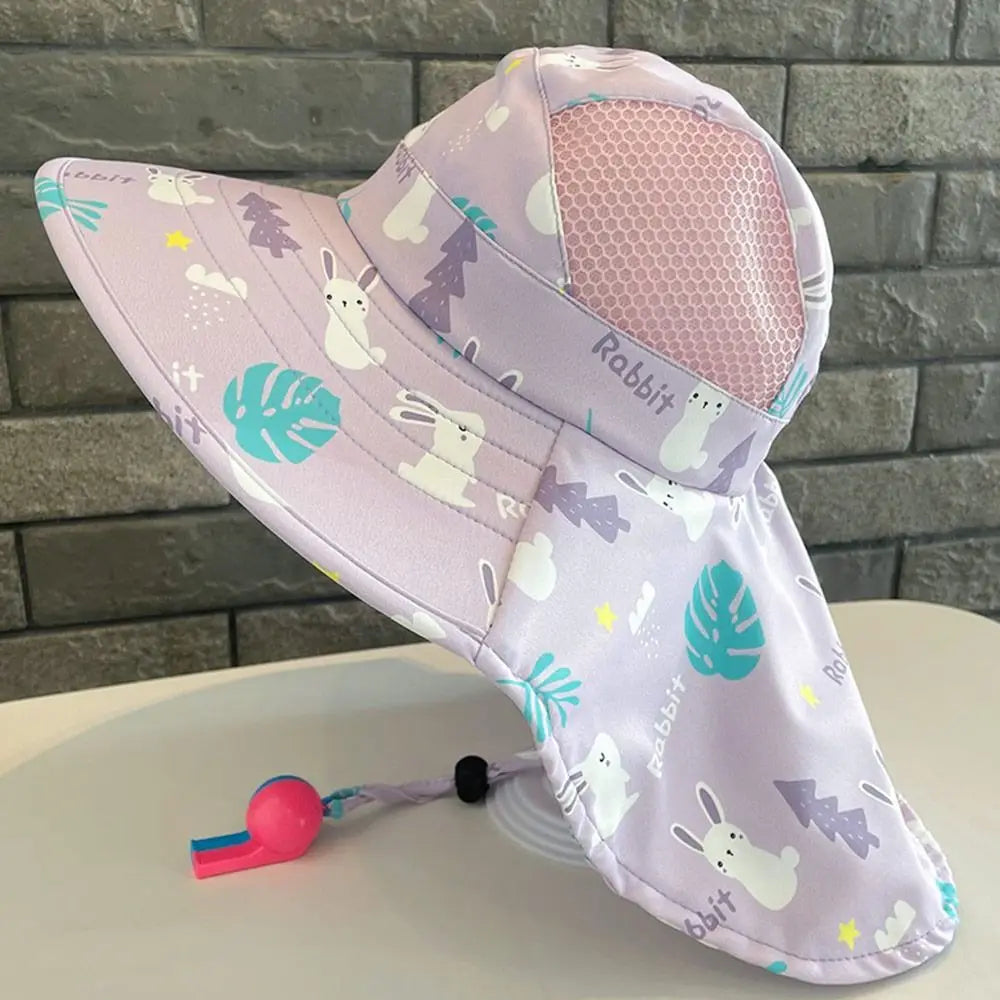 Chapeau Anti UV avec Sifflet de Sécurité Intégré