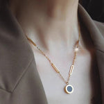 Roman Number - Collier à pendentif chiffres romains