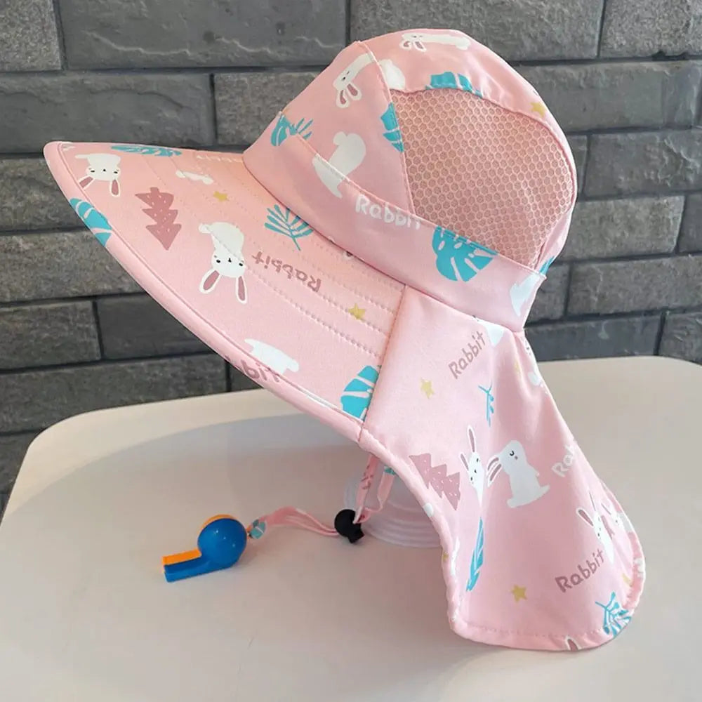 Chapeau Anti UV avec Sifflet de Sécurité Intégré