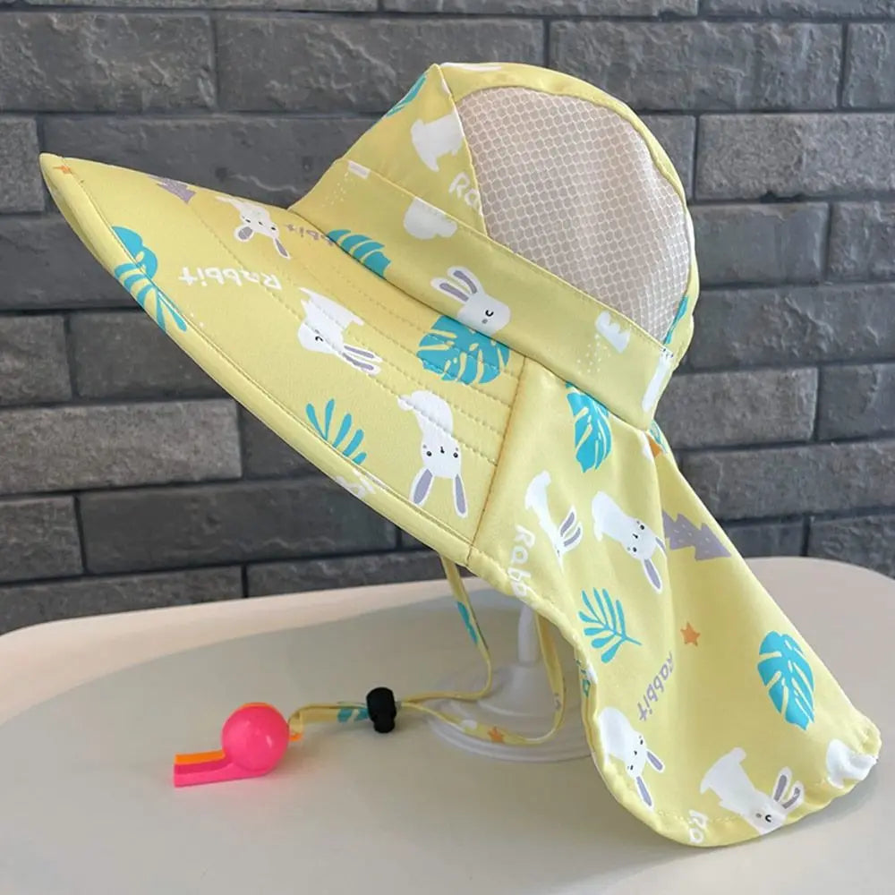 Chapeau Anti UV avec Sifflet de Sécurité Intégré