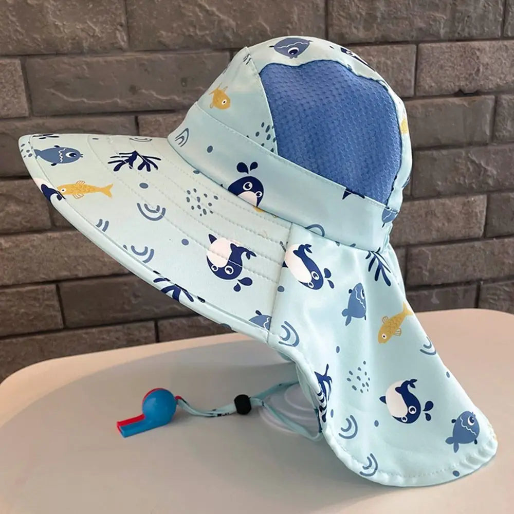 Chapeau Anti UV avec Sifflet de Sécurité Intégré