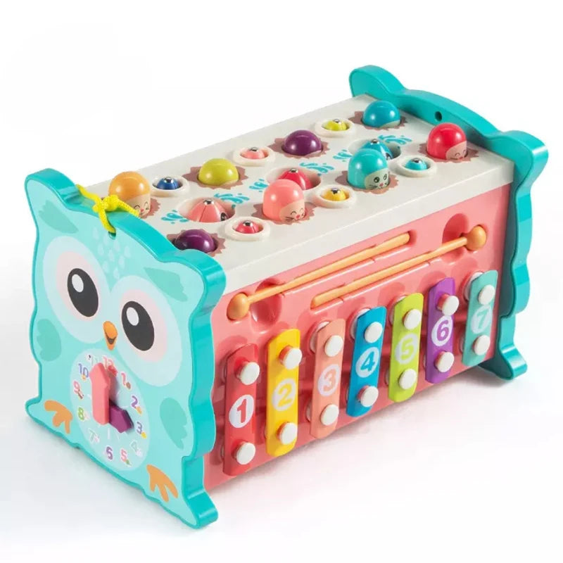 Hibou Malin Musical et Educatif - Montessori 8 en 1 activités pour tout-petits - Lexcur
