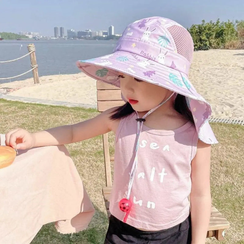 Chapeau Anti UV avec Sifflet de Sécurité Intégré