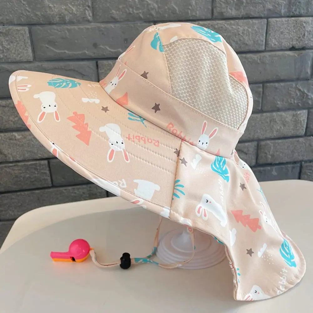 Chapeau Anti UV avec Sifflet de Sécurité Intégré