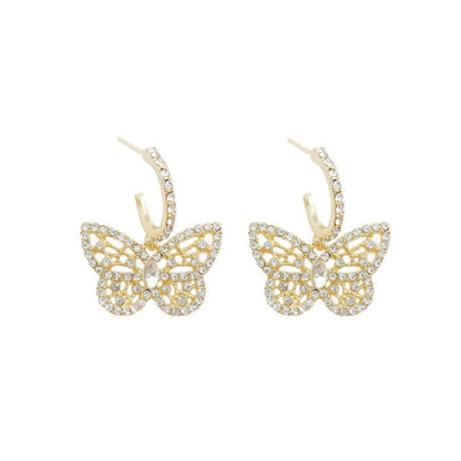 PRETTY BUTTERFLY- Boucle d'oreille en forme de papillon