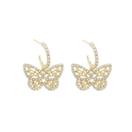 PRETTY BUTTERFLY- Boucle d'oreille en forme de papillon