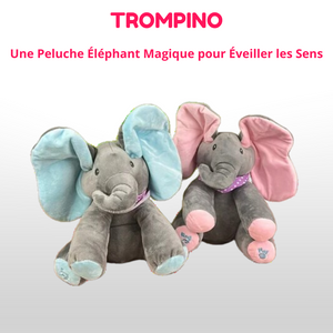 Trompino - Peluche éléphant musical - Lexcur