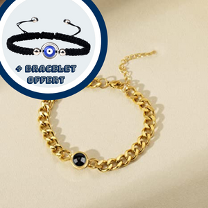 LOVE PICTURE - Bracelet photo personnalisé en acier inoxydable (+ BRACELET OFFERT)
