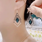 Rhombus earrings- Boucles d'oreille en losange