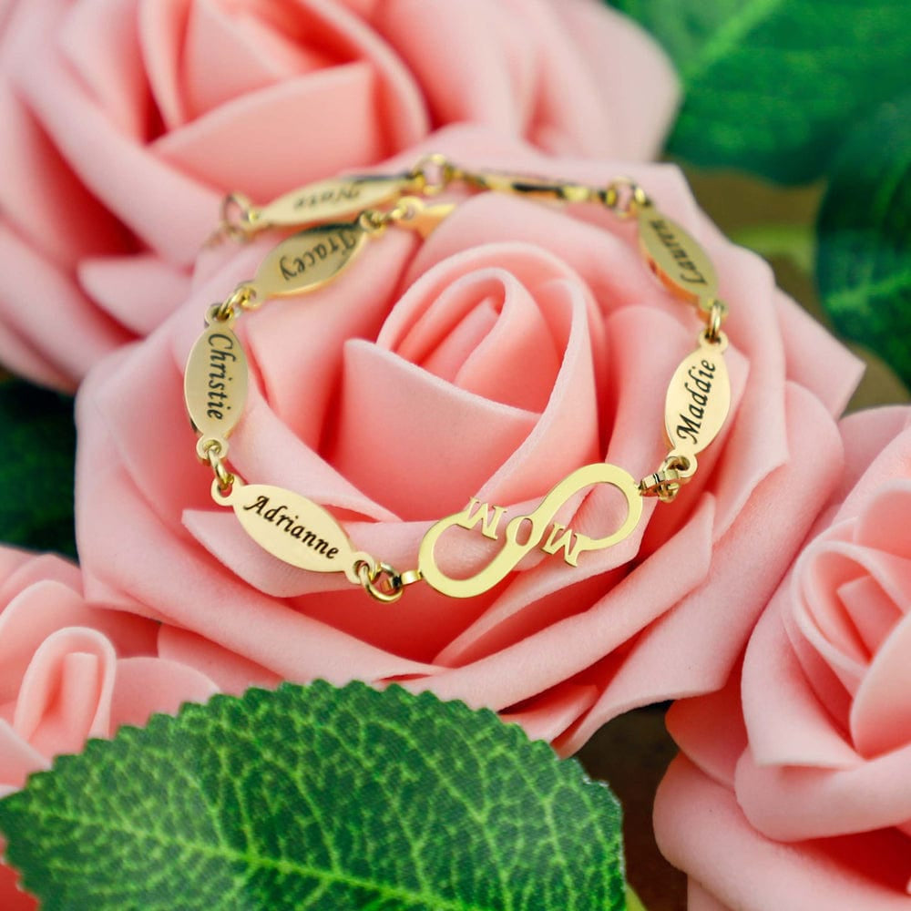 LOVELY-Personalized infinity bracelet 