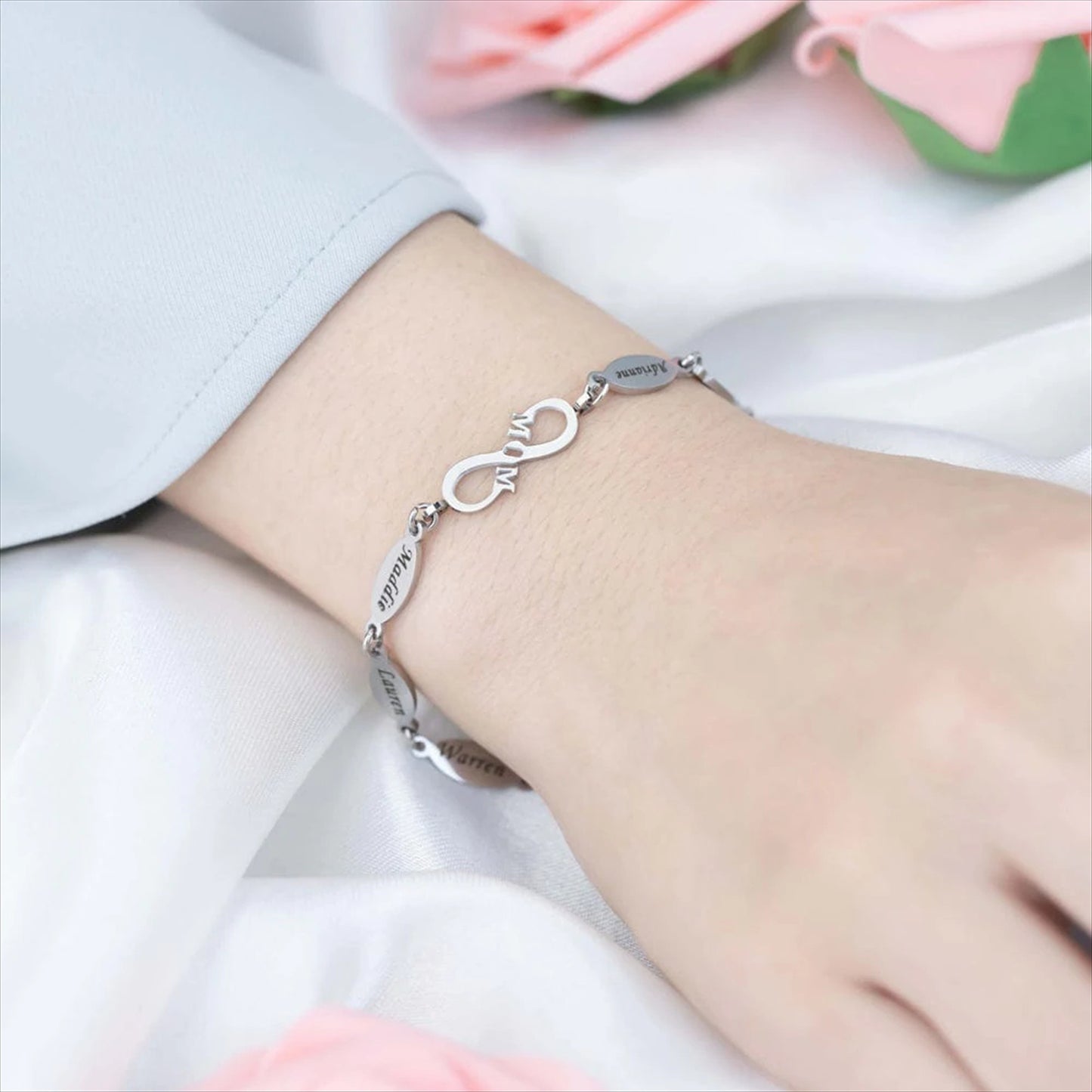 DEJLIGT-Personlig infinity armbånd 