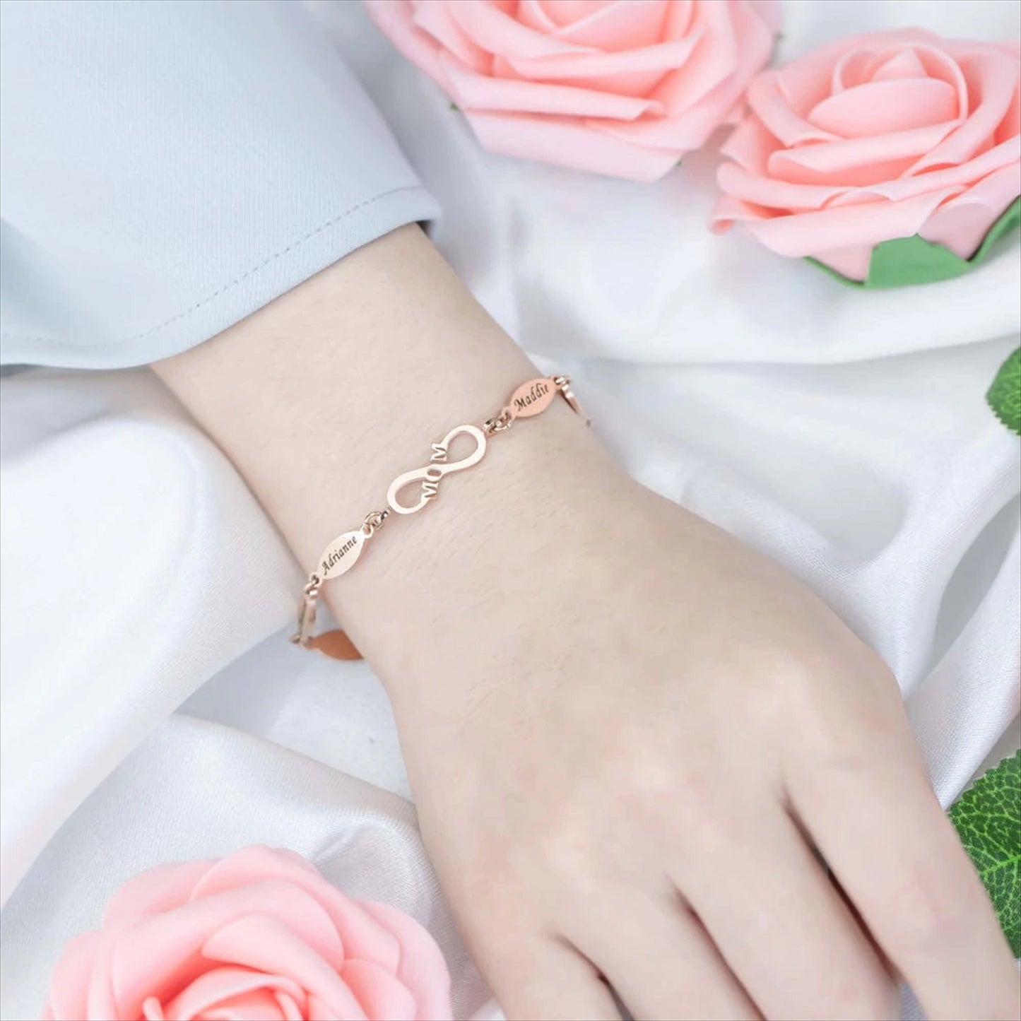 DEJLIGT-Personlig infinity armbånd 