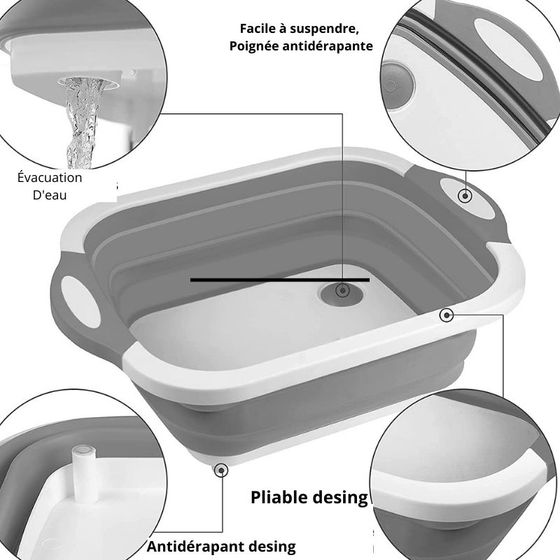 VEGY COOK-Planche à découper Multifonction - Lexcur