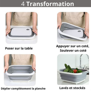 VEGY COOK-Planche à découper Multifonction - Lexcur