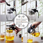 LEXCUR®| TEAPOT - Carafe filtrante pour thé et café - Lexcur