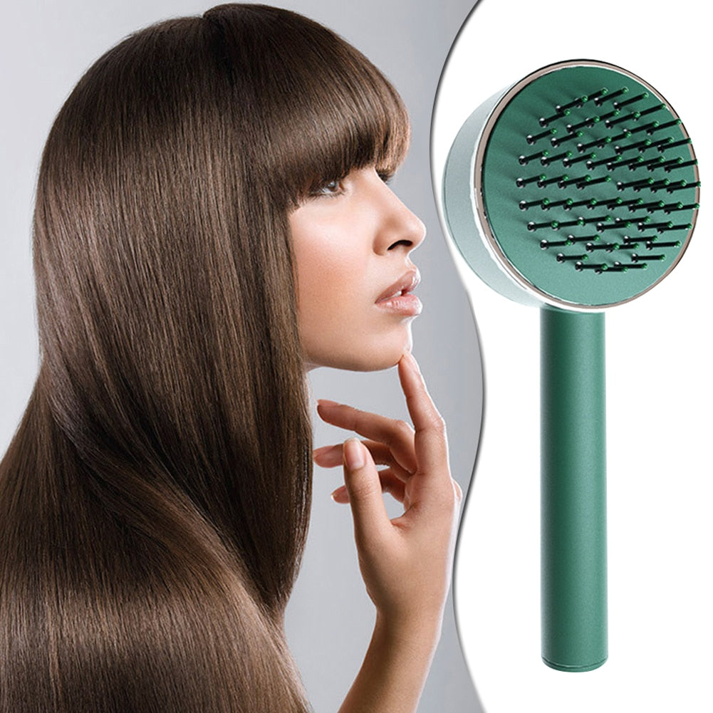 CLEANYBRUSH - Brosse à cheveux auto-nettoyante - Lexcur
